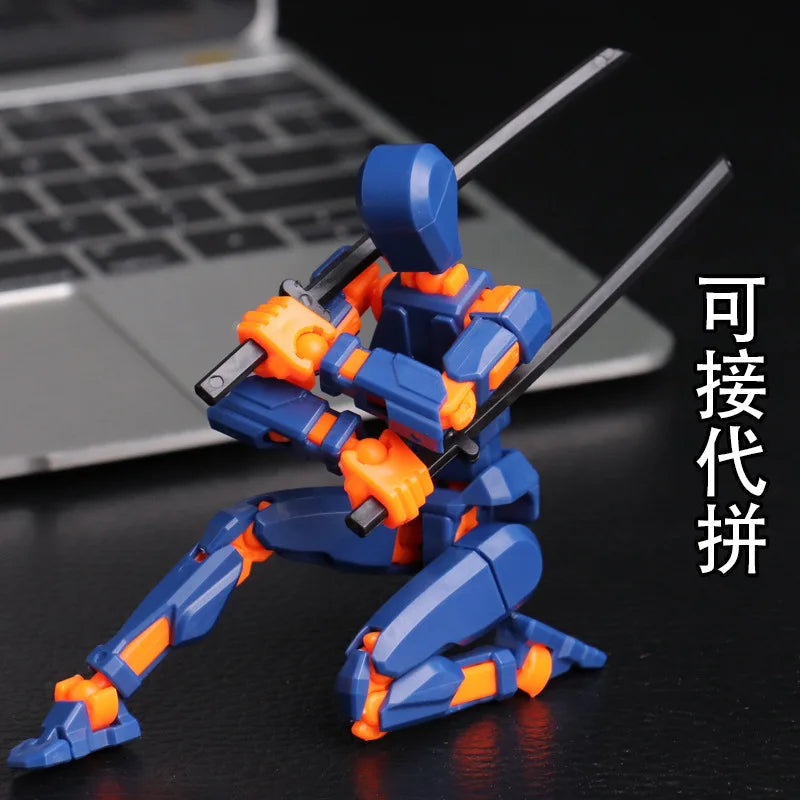 KTM-560467 Customisable Multi-Joint Articulated Action Figure - 3D Printed Desktop Toy for Kids and Collectors