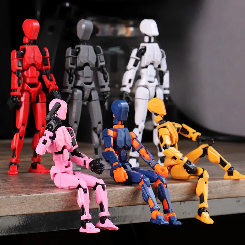 KTM-560467 Customisable Multi-Joint Articulated Action Figure - 3D Printed Desktop Toy for Kids and Collectors