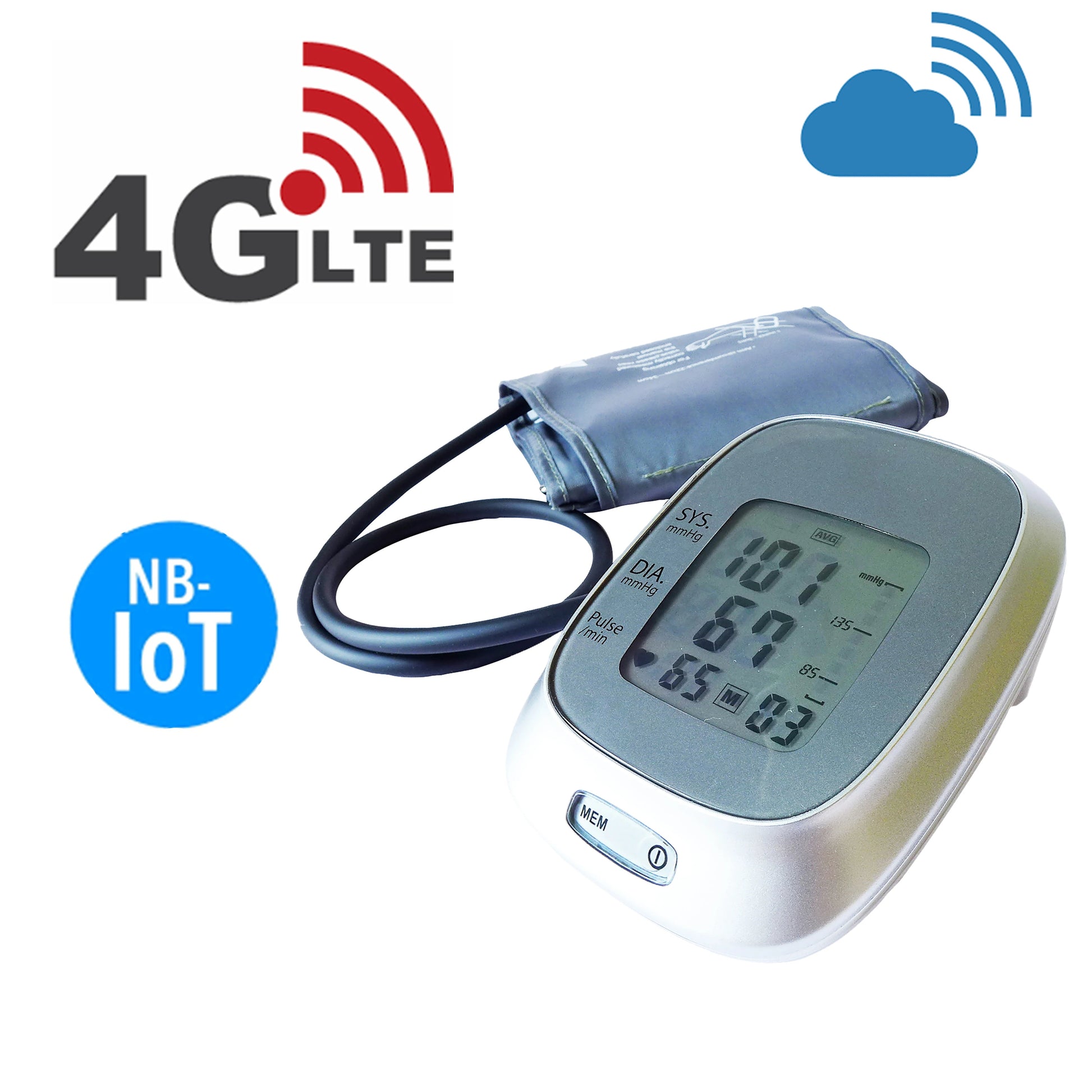 KTM-569811 Smart Bluetooth Blood Glucometer with WiFi and Free App for Health Monitoring