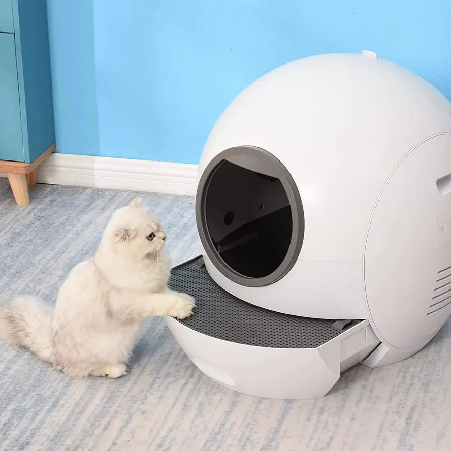KTM-638739 Intelligent Wifi-Enabled Cat Litter Box with Automated Cleaning System