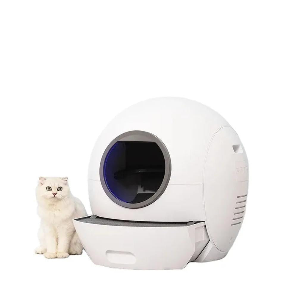 KTM-638739 Intelligent Wifi-Enabled Cat Litter Box with Automated Cleaning System