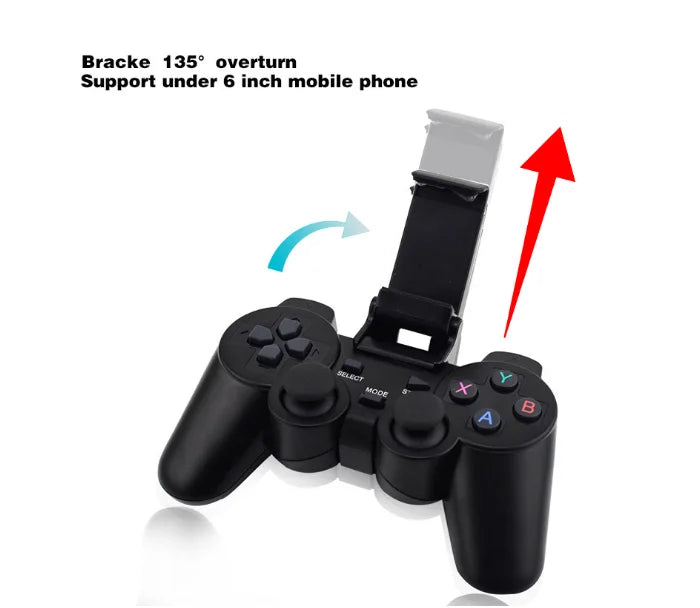 KTM-639891 Wireless Gamepad Controller for Android TV, PC, and Mobile Devices - Black, 2.4G Connectivity