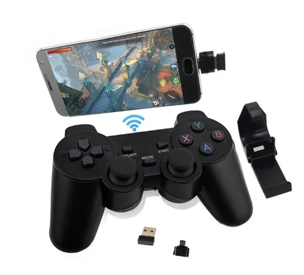 KTM-639891 Wireless Gamepad Controller for Android TV, PC, and Mobile Devices - Black, 2.4G Connectivity