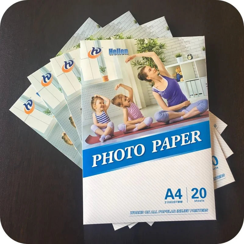 KTM-644947 A4 Size Inkjet High Glossy Photo Paper - 115g, 135g, 180g, 200g and 230g Options