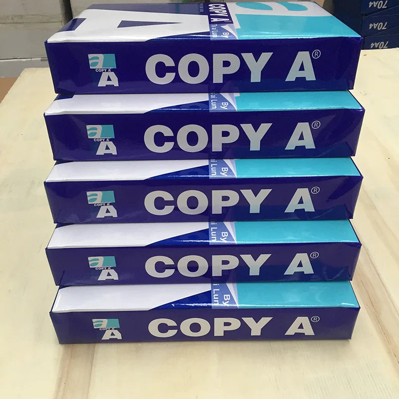 KTM-726163 A4 Copy Bond Printing Paper - Available in 70gsm, 75gsm, 80gsm Thickness, Ideal for Office Use