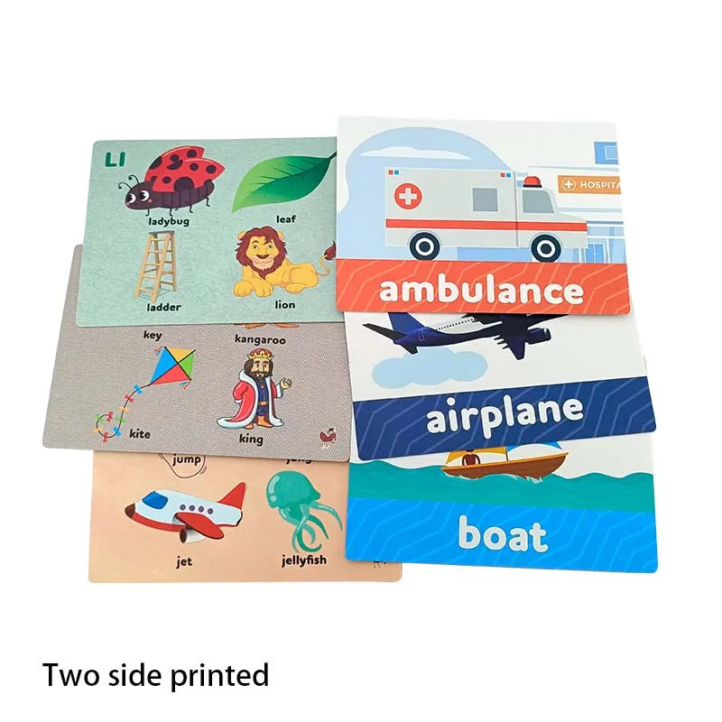 KTM-734291 Custom Thickness Cardboard Learning Cards for Kids Education in Schools