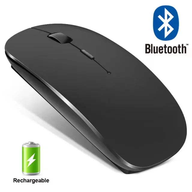 KTM-793555 Rechargeable Wireless RGB Gaming Mouse - Slim Silent Design for PC and Computer