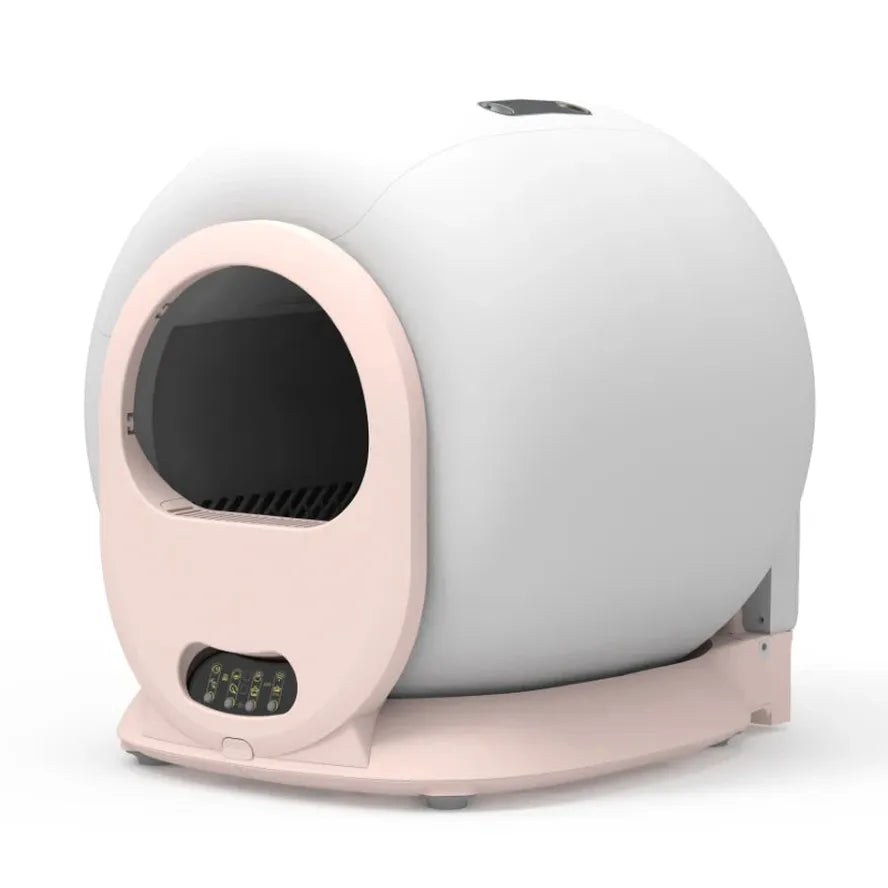 KTM-802835 Smart Automatic Self-Cleaning Cat Litter Box with APP Control and Infrared Sensors, 65L Capacity