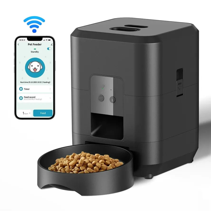KTM-808851 Automatic 2L Pet Feeder with APP Control for Timed Dry Food Dispensing