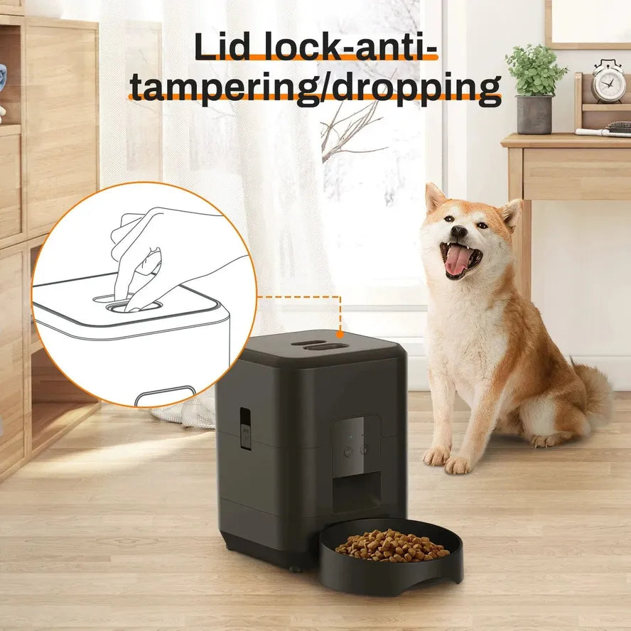KTM-808851 Automatic 2L Pet Feeder with APP Control for Timed Dry Food Dispensing