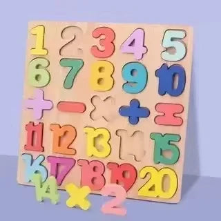 KTM-815763 Montessori Wooden Learning Aids - Educational Sensory Toys for Preschool Development