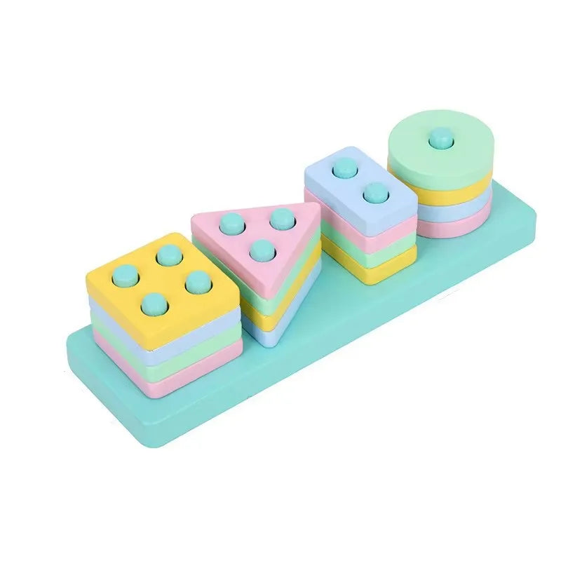 KTM-815763 Montessori Wooden Learning Aids - Educational Sensory Toys for Preschool Development
