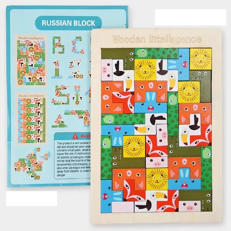 KTM-815763 Montessori Wooden Learning Aids - Educational Sensory Toys for Preschool Development