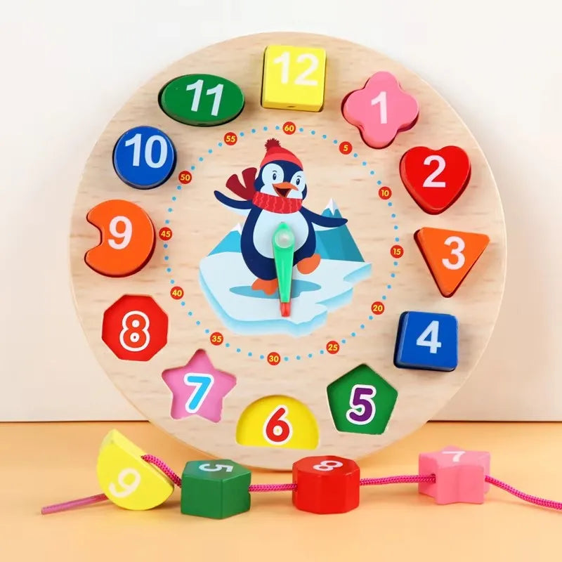 KTM-815763 Montessori Wooden Learning Aids - Educational Sensory Toys for Preschool Development
