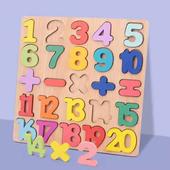 KTM-815763 Montessori Wooden Learning Aids - Educational Sensory Toys for Preschool Development
