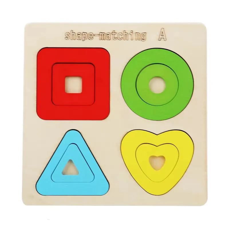 KTM-815763 Montessori Wooden Learning Aids - Educational Sensory Toys for Preschool Development