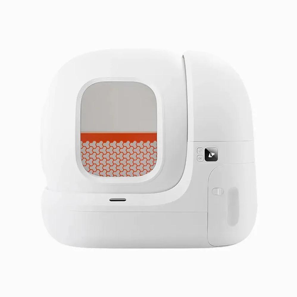 KTM-867283 Automatic Self-Cleaning Cat Litter Box with App Control, 7L Waste Capacity, White
