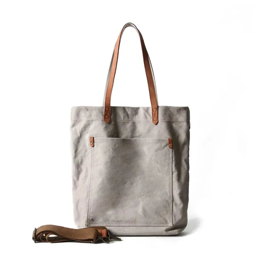 KTM-872339 Women's Canvas Crossbody Shopping Tote Bag - FX7096, 29x12x39cm