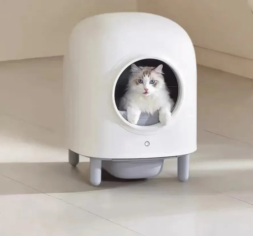 KTM-898323 Automatic Self-Cleaning Cat Litter Box with APP Control for Hassle-Free Maintenance