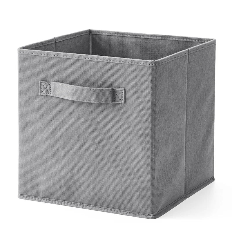 KTM-911251 Foldable Non-Woven Storage Organizer with Strong Handle for Kids' Toys and Clothing