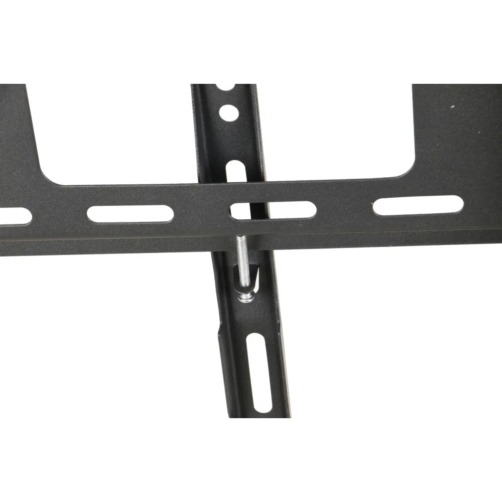 KTM-916691 Tempered Glass Base TV Stand for Flat Screen LCD Monitors - Adjustable Mount Desk Bracket