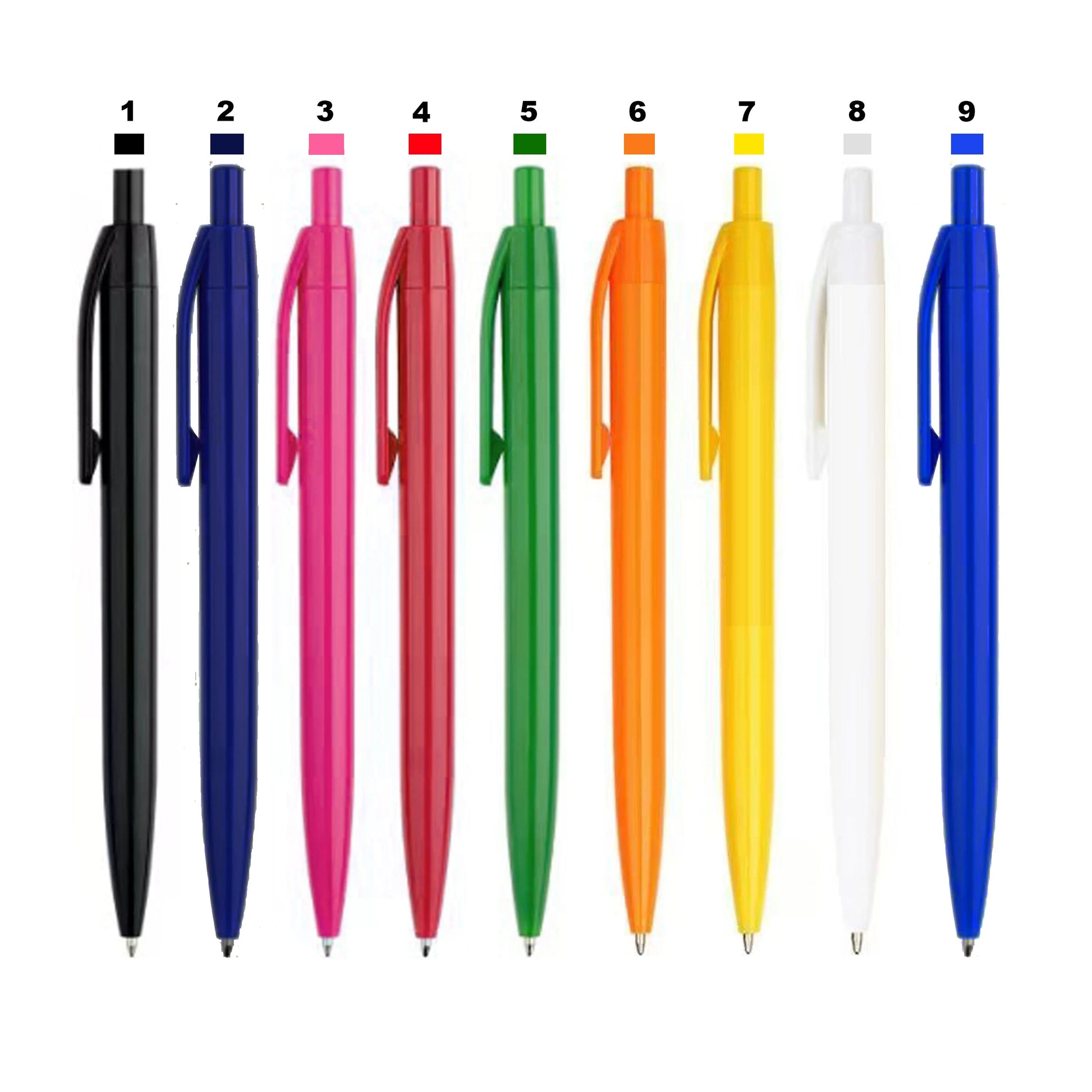 KTM-928403 Customisable Plastic Ballpoint Pens with Imprint Options