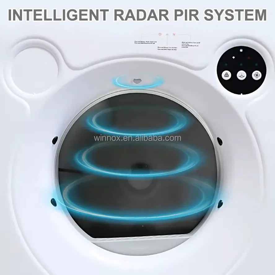 KTM-973395 Automatic Self-Cleaning Cat Litter Box with Tuya App Control