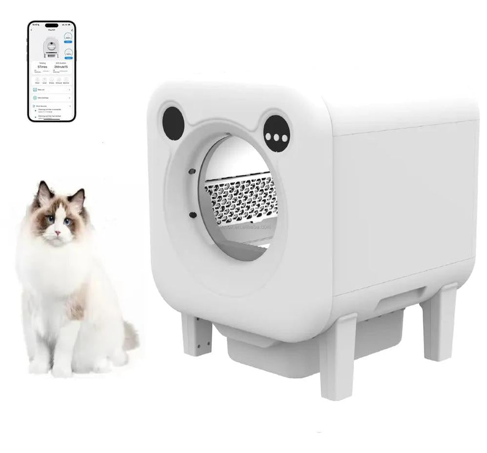 KTM-973395 Automatic Self-Cleaning Cat Litter Box with Tuya App Control