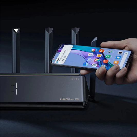 KTM-015507 Mi Router BE7000 WiFi 7 Mesh Router with 1GB Ethernet Ports and VPN Signal Amplifier