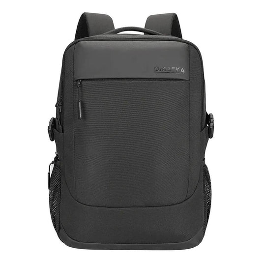 KTM-020435 Stylish Waterproof Polyester Laptop Backpack with USB Port for Business Travel and School Use