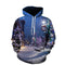 KTM-033363 Christmas Sweatshirt Long Sleeves Hoodie 3D Printed Casual Hooded Sweatshirt OEM Custom logo Clothing