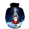 KTM-033363 Christmas Sweatshirt Long Sleeves Hoodie 3D Printed Casual Hooded Sweatshirt OEM Custom logo Clothing
