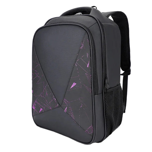 KTM-034195 Waterproof 17-Inch Laptop Backpack for Men and Women, Custom Logo Panel, Durable Polyester Design