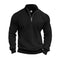 KTM-058707 Men's Knitted Pullover Half-zip Stand-up Collar Custom Solid Color Sweater Knitted Jacquard Bottoming Shirt Men's New Sweater