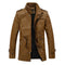 KTM-068051 Men's Coats Waterproof Windproof Motorcycle Jacket With Standing Collar Waxed Leather Jacket Winter PU Leather Jacket Custom