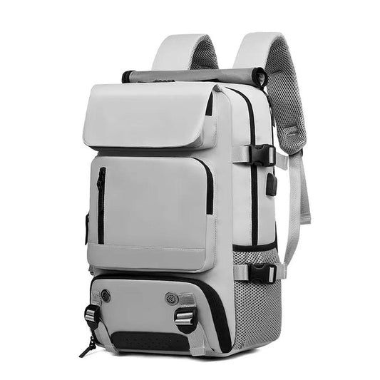 KTM-076435 Waterproof 17-Inch Laptop Backpack with Shoe Compartment for Travel and Everyday Use