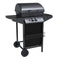 KTM-080211 Stainless Steel Outdoor Gas BBQ Grill with Chromed Cooking Grid, Windproof Design
