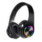 KTM-084307 Foldable Wireless Cat Ear Headphones with TF Card Support and LED Light