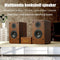 KTM-096531 Wooden HiFi Bluetooth Speaker 2.0 Home Theatre System with Enhanced Bass for PC and TV