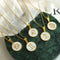 KTM-103251 Designer White Seashell Necklace Woman Gold Plated Stainless Steel Pendant Necklace Jewelry