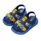 KTM-108499 Stylish and Comfortable Summer New Girls' Sandals with Soft Non-Slip Bottom, Unique Textured Beach Sandals for Children