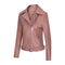 KTM-110419 Autumn Winter New Slim Fit European and American Style Women's Jacket PU Lapel Jacket Leather Jacket Custom