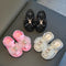 KTM-113107 OEM Beautiful Soft Rubber Baby Girls' Casual Shoes Hot Selling Cute Newborn Princess Shoes with Soft Breathable Bottom