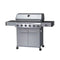 KTM-118995 Stainless Steel 6-Burner Gas BBQ Grill with Removable Tabletop