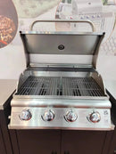 KTM-126739 Built-in Propane BBQ Gas Grill Smoker - Heavy Duty Stainless Steel for Outdoor Kitchen