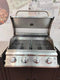 KTM-126739 Built-in Propane BBQ Gas Grill Smoker - Heavy Duty Stainless Steel for Outdoor Kitchen