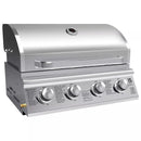 KTM-126739 Built-in Propane BBQ Gas Grill Smoker - Heavy Duty Stainless Steel for Outdoor Kitchen
