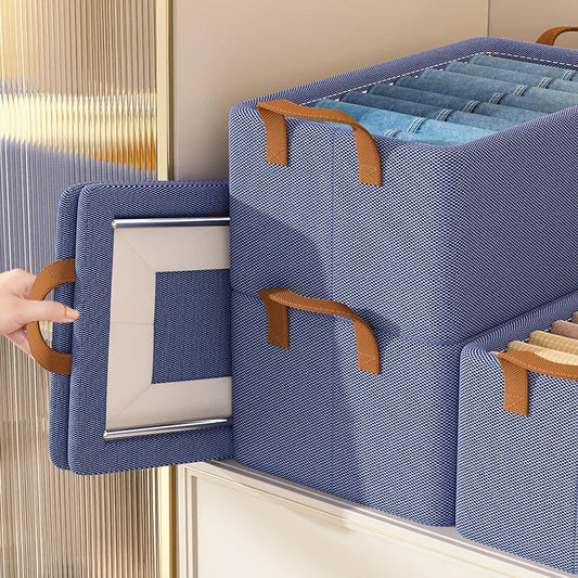 KTM-127123 Folding Storage Box Organizer for Efficient Space Management