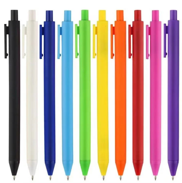 KTM-134547 Soft Touch Rubber Coated Ballpoint Pens with Custom Logo Printing