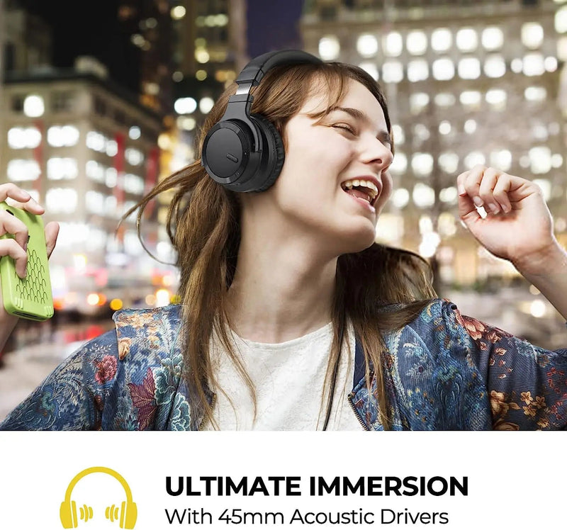 KTM-142355 Active Noise Cancelling True Wireless Earphones with Bluetooth 5.2 for Gaming and Music